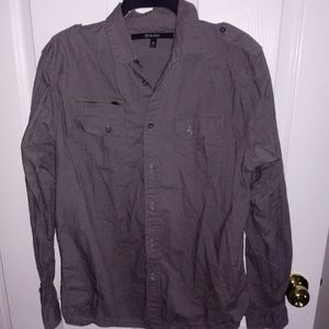CjBLACK button down shirt
